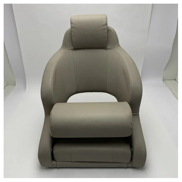 Commander Vite Springfield sport bucket flip up boat seat outdoor brown grey