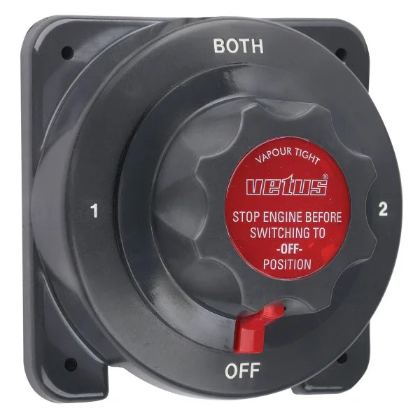 Expédié Aujourd'hui Marine Battery Switch 175A for 12/24V Boats and Yachts - Heavy Duty Power Selector - ACCUSCH