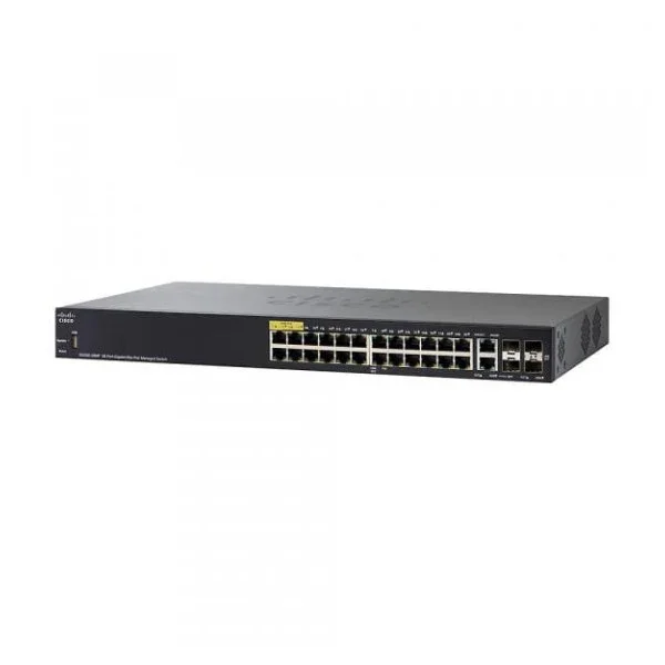 Retour Gratuit Cisco SG350-28MP-K9-EU 28-Port Gigabit PoE Managed Network Switch for Business and Marine Applications