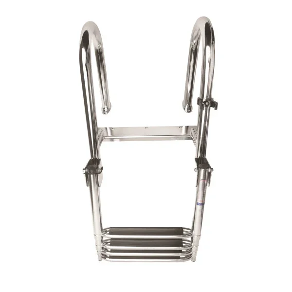 Vetus Stainless Steel Telescopic Boat Ladder - 4 Step Folding Swim Platform Ladder for Boats and Yachts Nouvel Arrivage