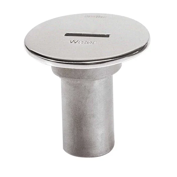 Vetus Stainless Steel Water Filler Cap for Boats - 38mm Marine Deck Fill with 87mm Lid Expédition Rapide