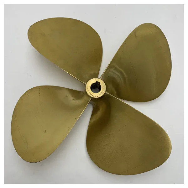 Maucour High-Quality 20.5 x 18 4-Blade RH Marine Propeller Brass 40 mm - HJH205180RH04 Dernière Chance