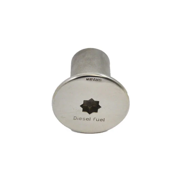 Jusqu'à Épuisement Des Stocks Vetus Stainless Steel Diesel Fuel Deck Filler Cap 51mm - CAPF51W