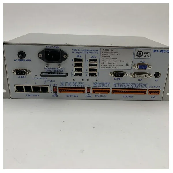 Satisfait Ou Remboursé Danelec DM800 VDR Data Processing Unit for Maritime Applications - DPU 800-0