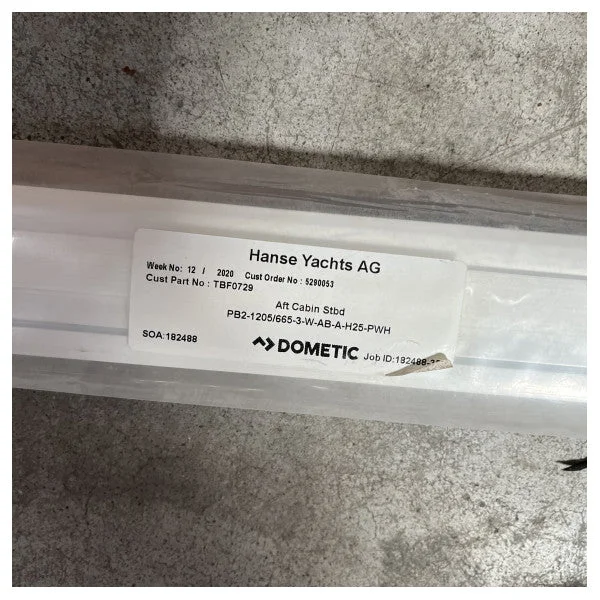 Expédié Aujourd'hui Dometic OceanAir PB2 1205 x 665 mm witte jaloezieën - TBF0729
