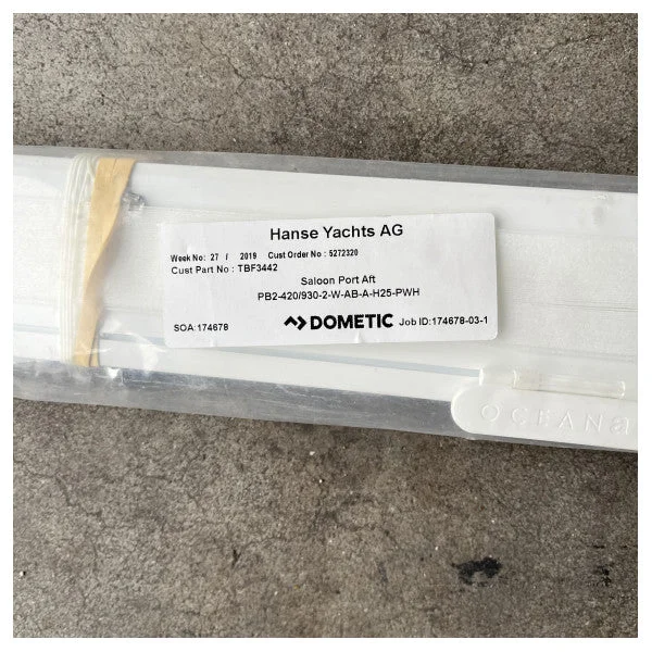 Dometic OceanAir Cabin Roller Blind Skysol2 420 x 930 mm Acheter Direct