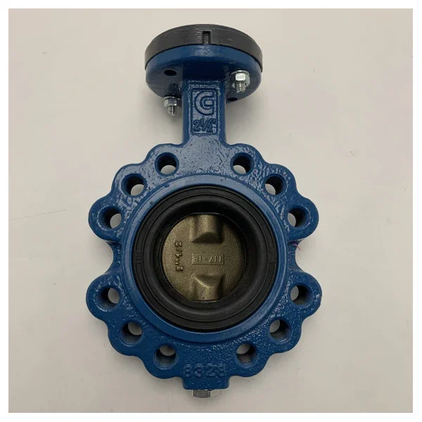 Nouvel Arrivage Ghibson BLK 1 DN65 GUS1400 16 bar butterfly valve blue