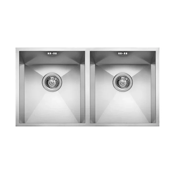 Authentique Foster Quadra double stainless steel kitchen sink - 1208/890