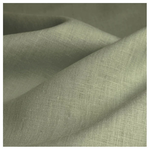 Tessuto Lino Oliva 652 green high quality upholstery 110M Dernière Chance