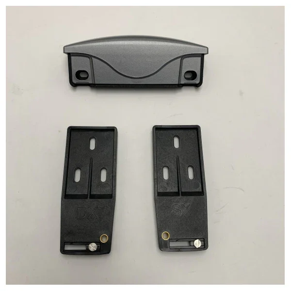 Vitrifrigo R111082.K Durable Marine Refrigerator Handle with Mounting Plates Authentique