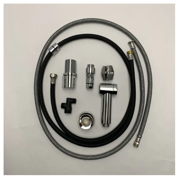 Nouveauté Elka brass chrome hand shower and hose kit - 9020