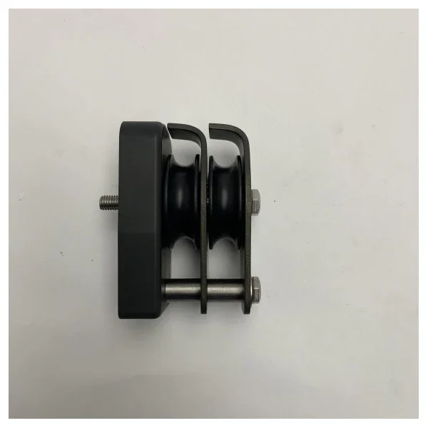 Meilleur Choix Antal Marine Grade 691252 Pulley Block with Dual Plastic Sheaves for Durable Use for T-track