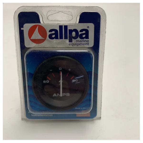Allpa Teleflex 59310E Marine Ammeter 60A - Duurzaam, Nauwkeurig Stroommeter voor Schepen Promotion