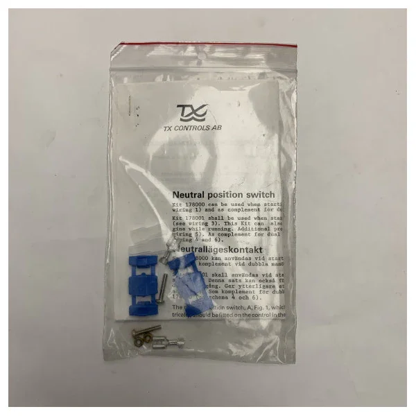 Achat Immédiat TX Controls AB 178002 Neutral Position Switch Kit voor Marine Motoren