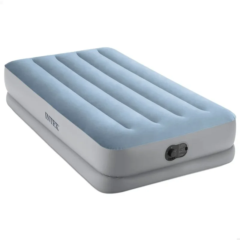 Intex Matelas Gonflable Individuel Taille M Plus Confort Mi-Ferme Quantité Limitée