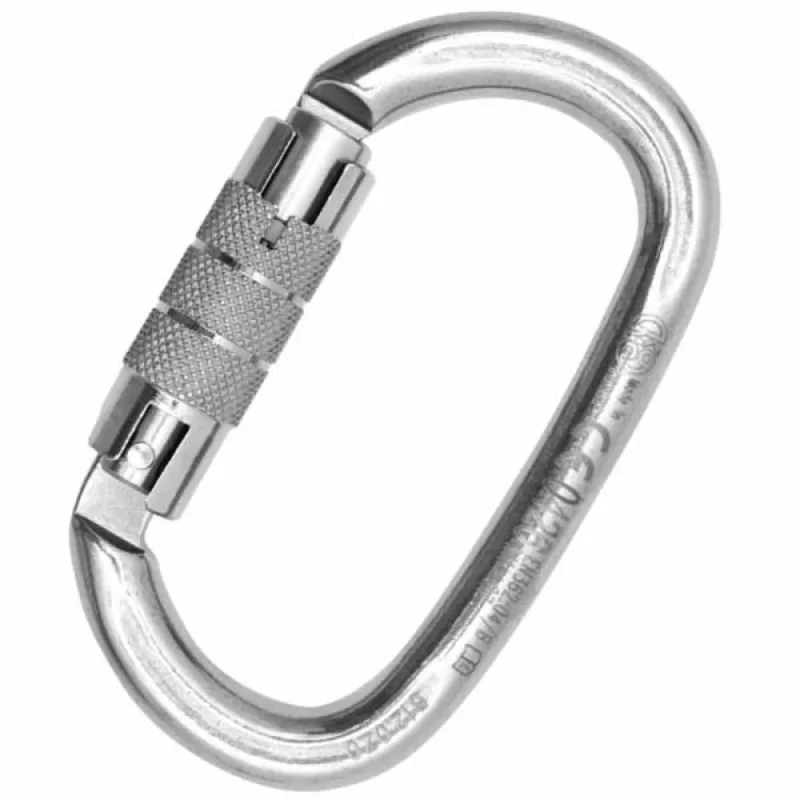 Haute Qualité Kong Italy Mousqueton Ovalone Inox Twist Lock
