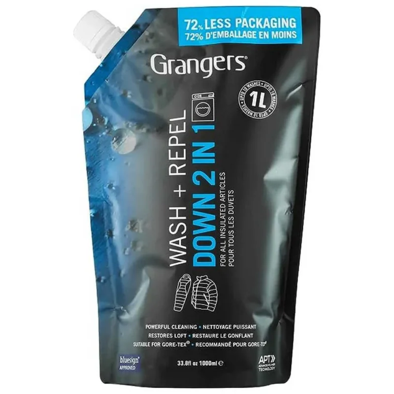 Certifié Grangers Nettoyer + Imperméabiliser 2en1 Nettoyant & Imperméabilisant 1L