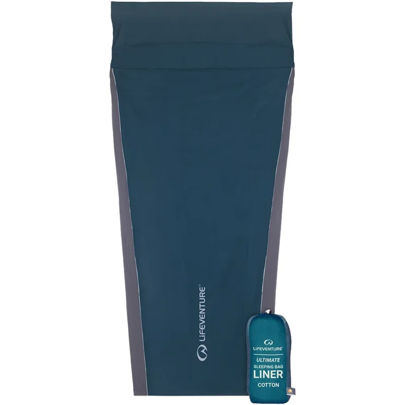 Achat Immédiat Lifeventure Sac de couchage Cotton Liner Ultimate-Mummy