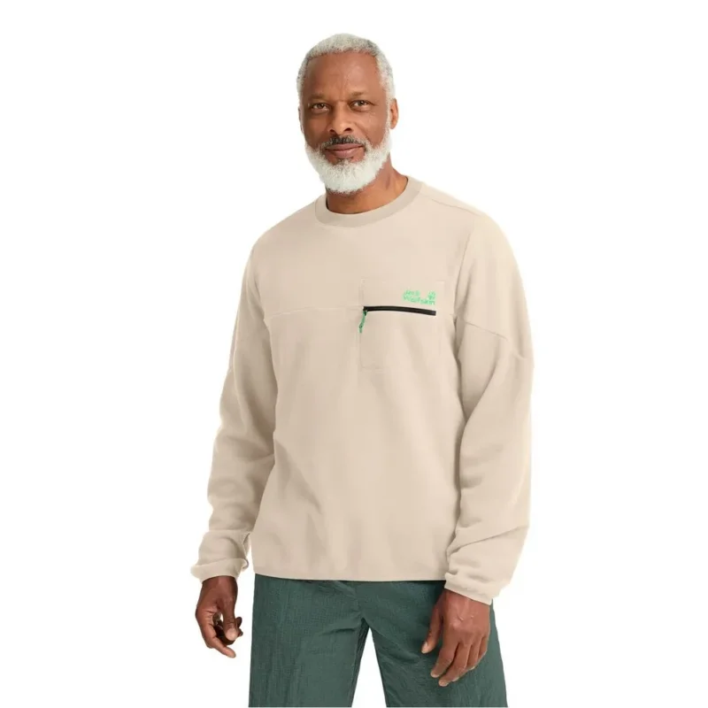 Jack Wolfskin Sweat à demi-zip Find The Wild Crewneck Usine Directe