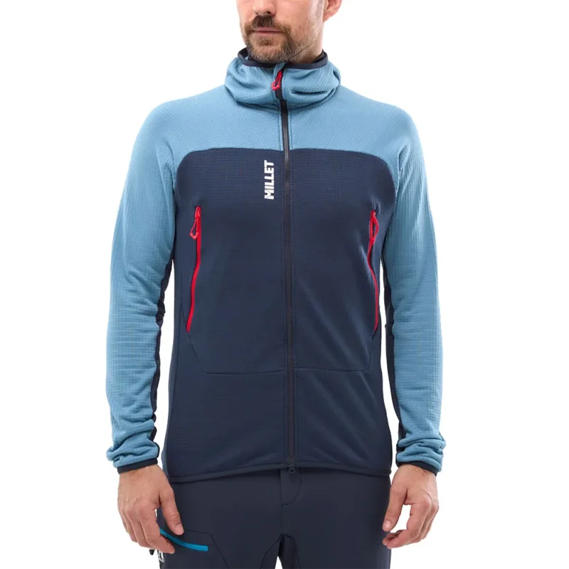 Livraison Express Millet Sweat-shirt à zip Fusion Grid