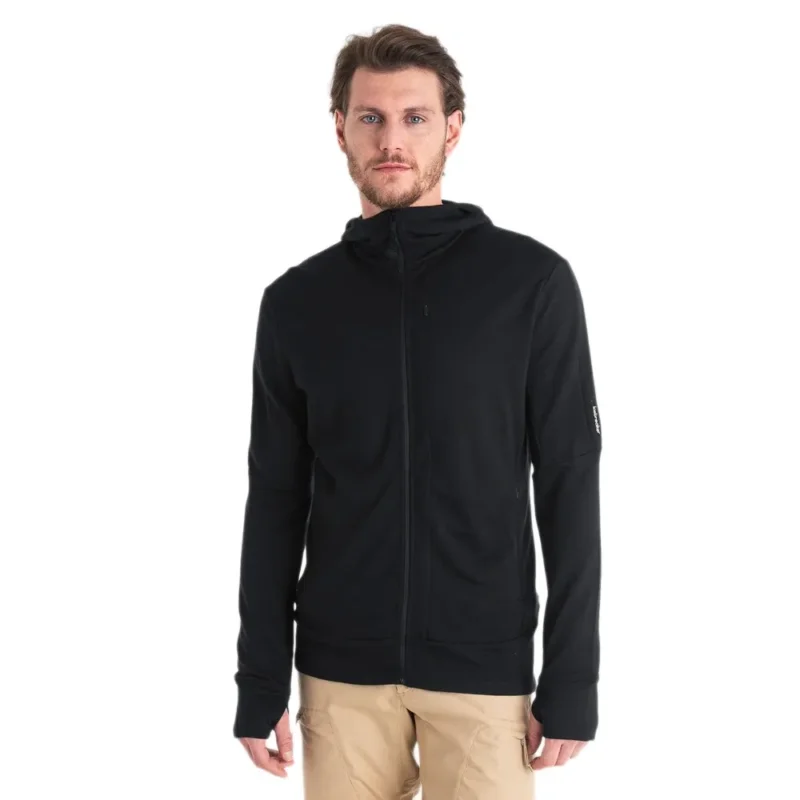 Icebreaker Sweat-shirt à zip Merino 260 Quantum IV Pas Cher