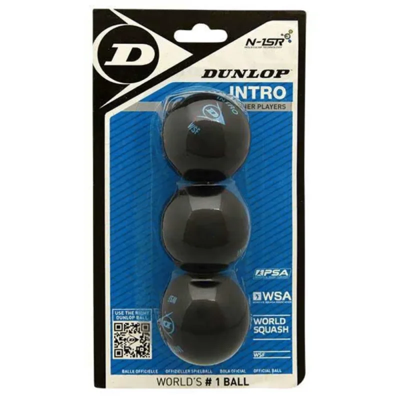 Bon Plan Dunlop Balles de squash Intro Single Blue Dot