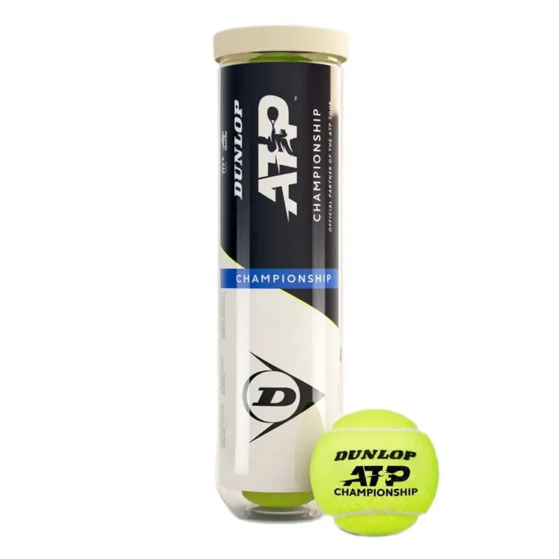 Must-Have Dunlop Boîte de 4 balles de tennis Tb atp championship