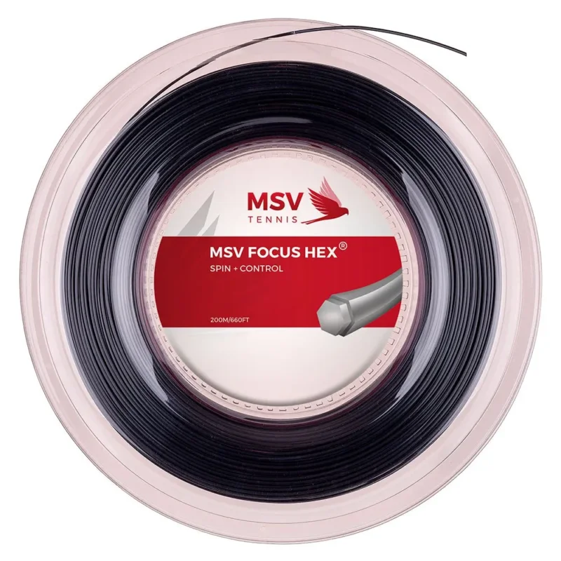 Msv Tennis Corde de bobine de tennis Focus HEX 200 m Expédié Aujourd'hui
