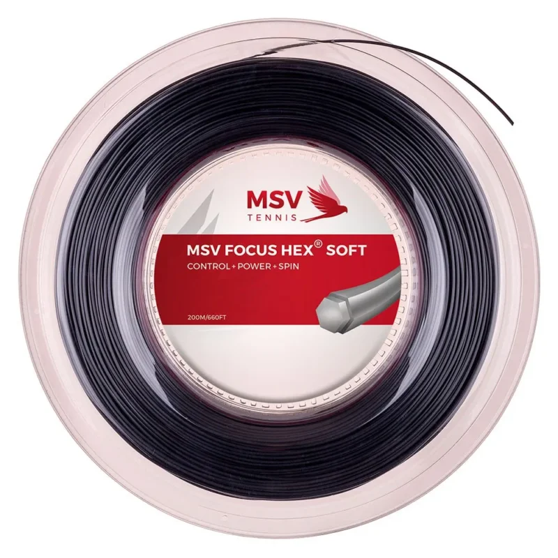 Prix Réduit Msv Tennis Corde de bobine de tennis Focus HEX Soft 200 m