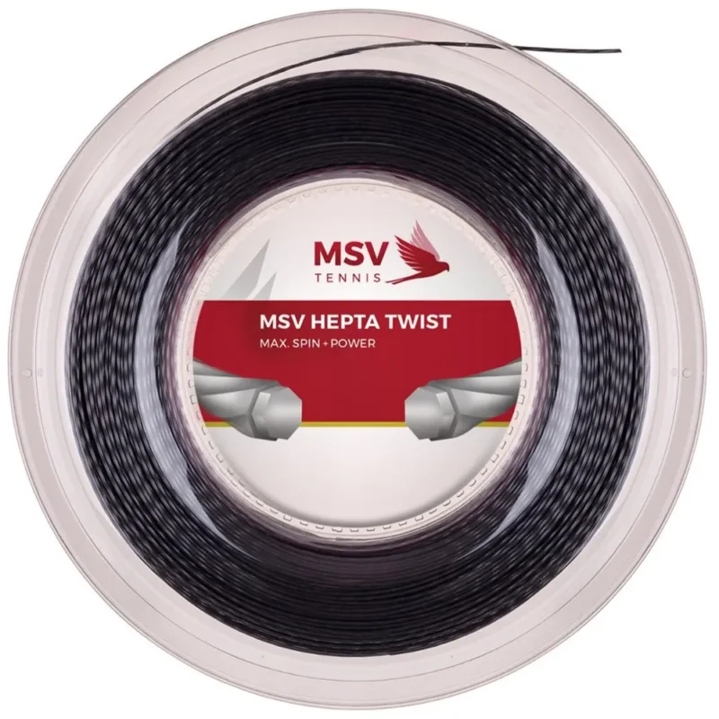 Prix Promo Msv Tennis Corde de bobine de tennis Hepta Twist 200 m