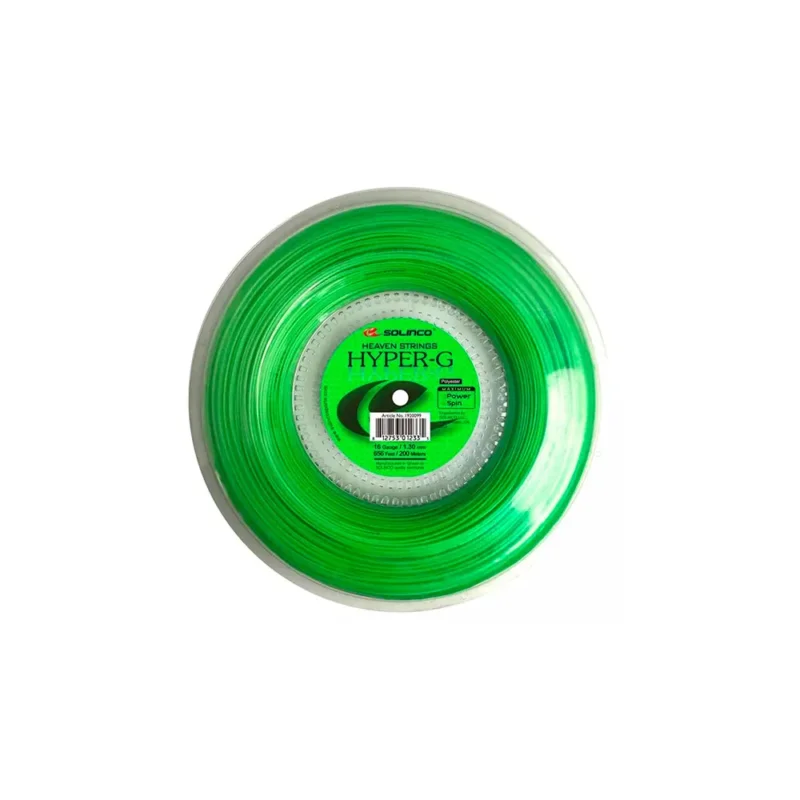 Solinco Corde de bobine de tennis Hyper-g 200 m Populaire