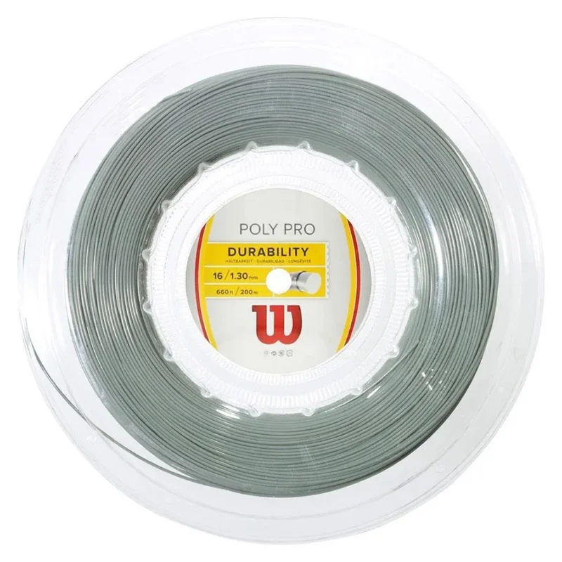 Solde Wilson Corde de bobine de tennis Poly Pro 200 m