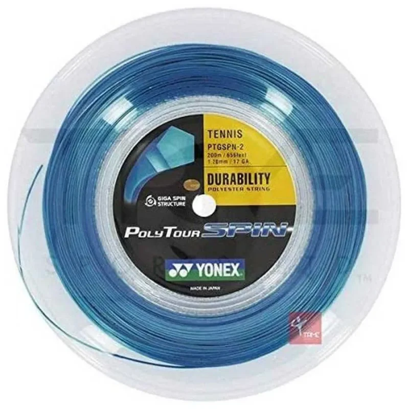 Seulement Aujourd'hui Yonex Corde de bobine de tennis Poly Tour Spin 200 m