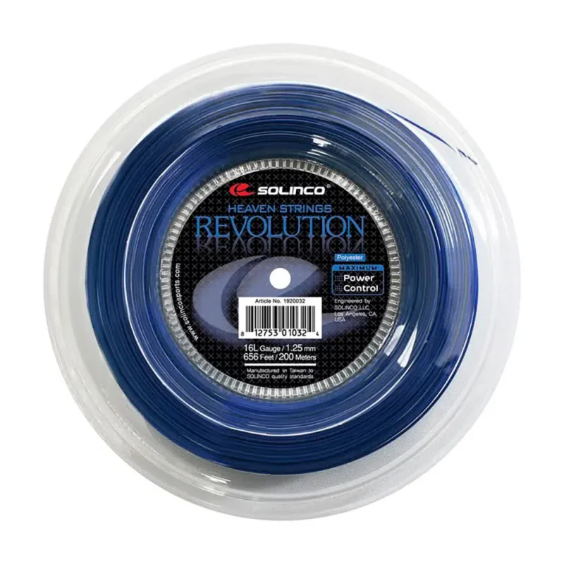 Meilleur Choix Solinco Corde de bobine de tennis Revolution 16l 200 m