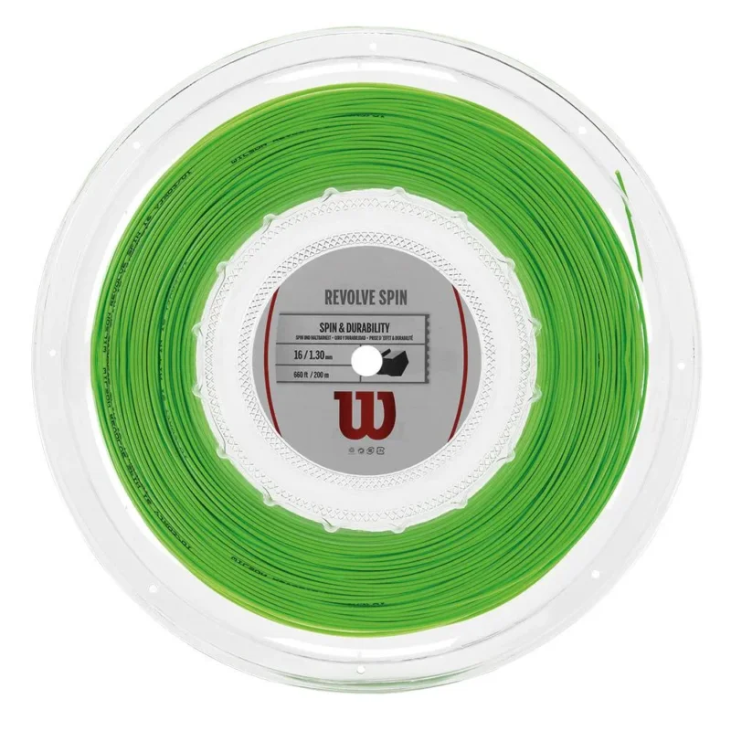 Bon Marché Wilson Corde de bobine de tennis Revolve Spin 200 m