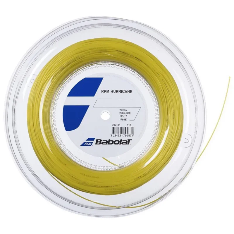 Vente Flash Babolat Corde de bobine de tennis RPM Hurricane 200 m