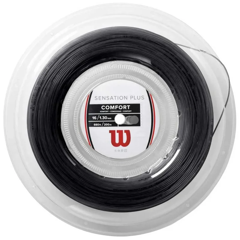Vente Directe Wilson Corde de bobine de tennis Sensation Plus 200 m