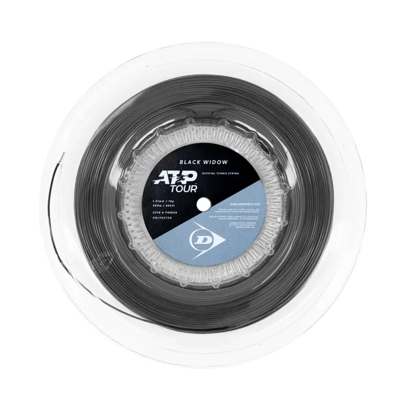 Dunlop Corde de bobine de tennis St black widow 16g 200 m Soldes