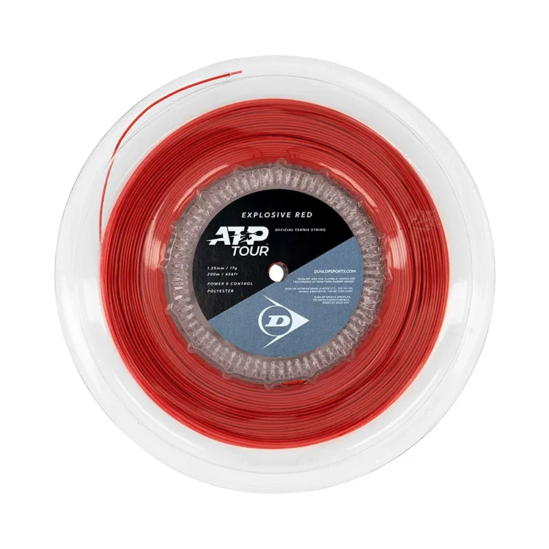Achat Immédiat Dunlop Corde de bobine de tennis St explosive red 17g 200 m