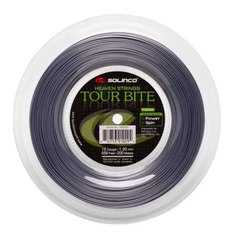 Solinco Corde de bobine de tennis Tour bite 16l 200 m Offre Du Jour