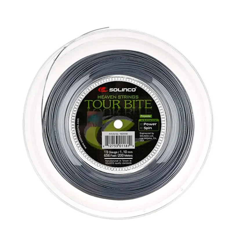 Expédition Rapide Solinco Corde de bobine de tennis Tour bite 19 200 m