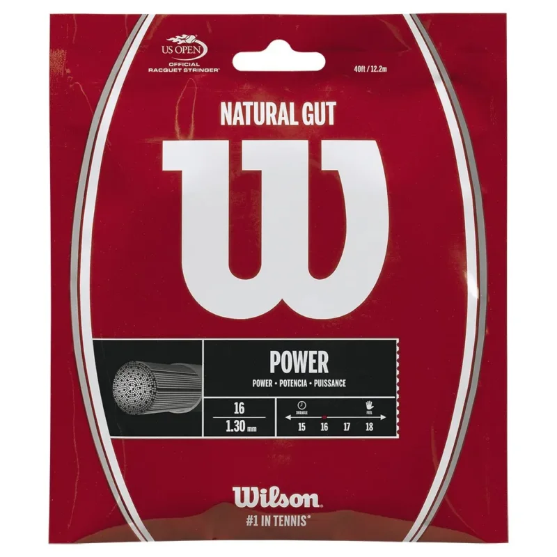 Wilson Corde de tennis Natural Gut 16 12.2 m Prix Choc
