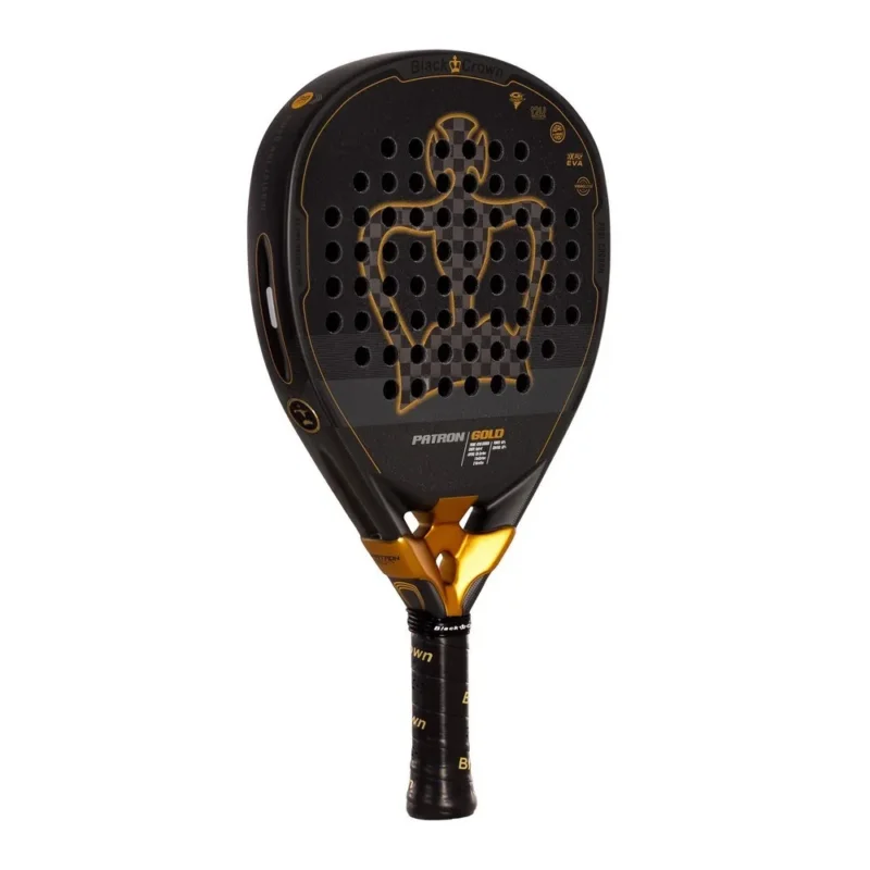 Black Crown Raquette de padel Patron gold Soldes