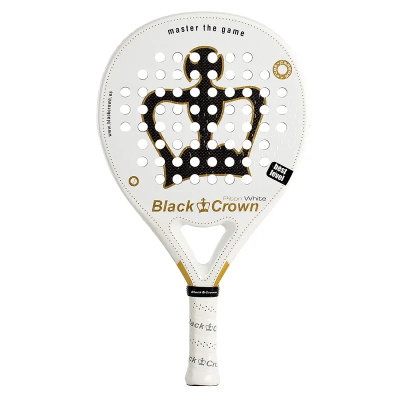 Solde Black Crown Raquette de padel Piton White