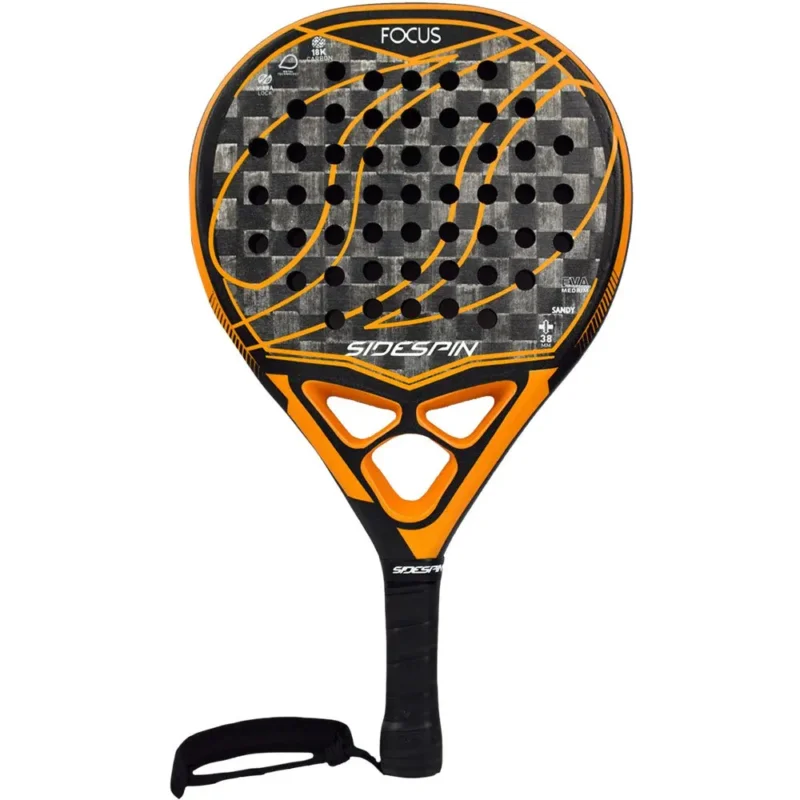 Sidespin Raquette de padel SS Focus 18K FC Nouveauté