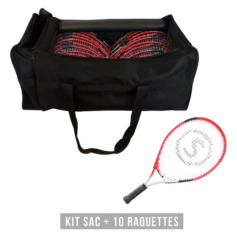 Produit De Marque Sporti France Raquette de tennis junior T600 21´´ Kit 10 unités