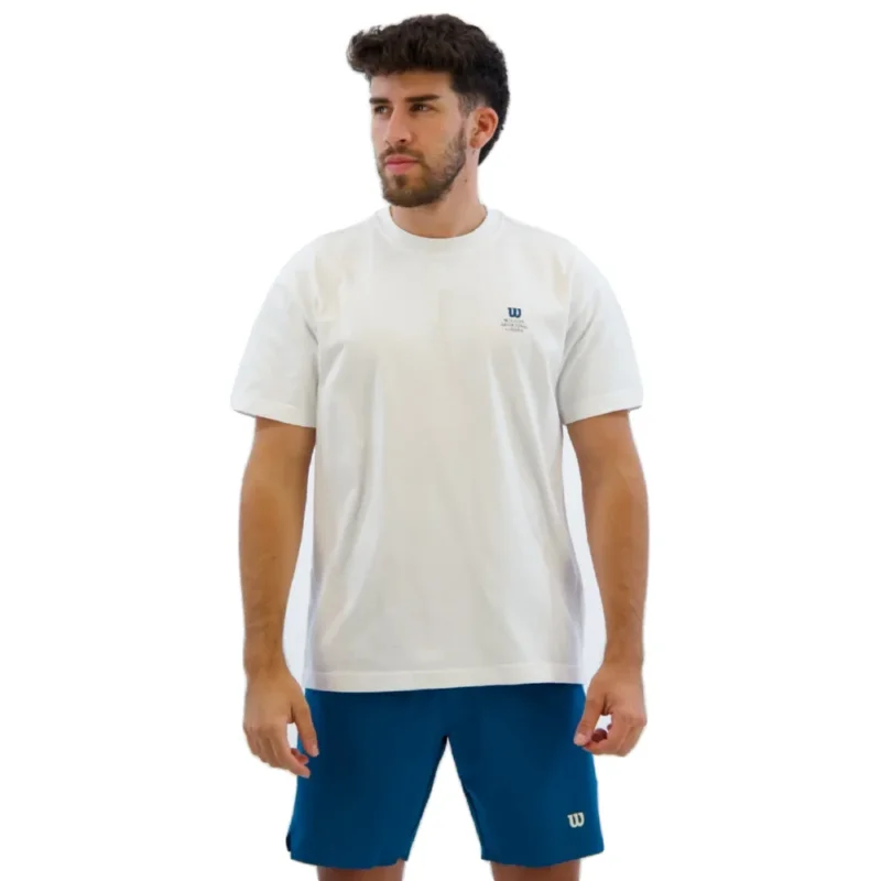 Retour Gratuit Wilson T-shirt à manches courtes Classic Cotton Graphic