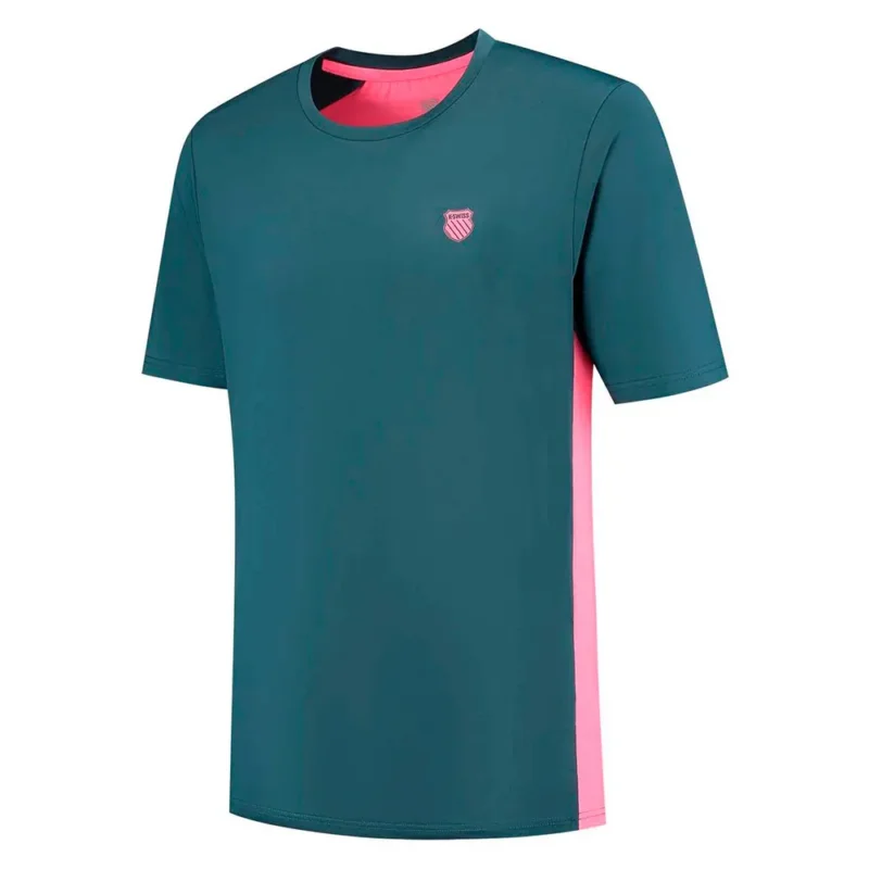 Nouveauté K-Swiss T-shirt à manches courtes Hypercourt Mix Melange Crew