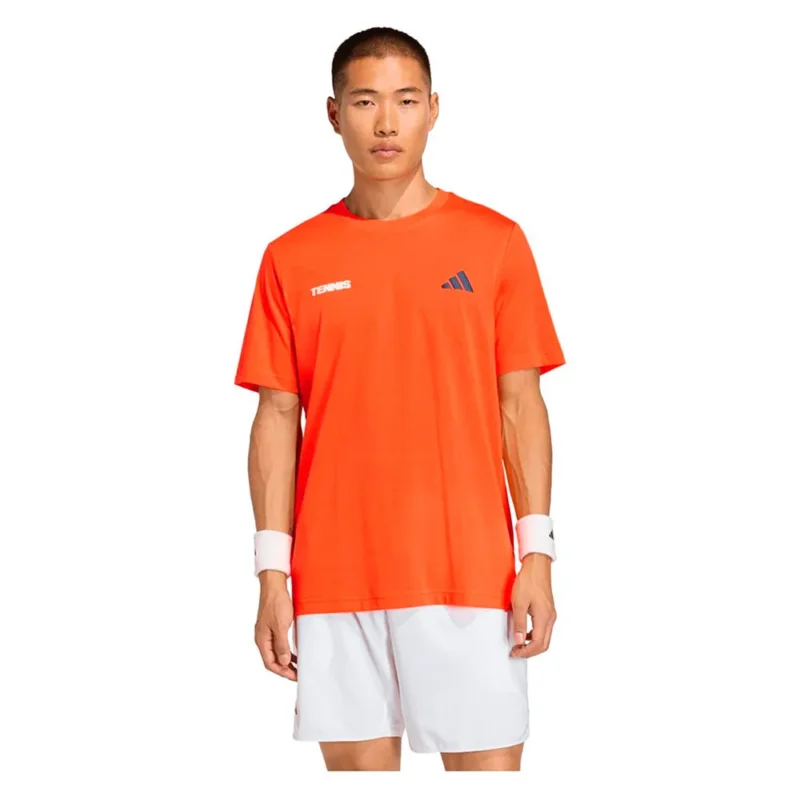 Certifié adidas T-shirt à manches courtes Tennis Hot Egg Graphic