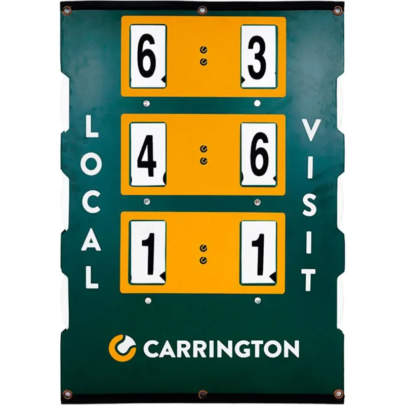 Carrington Tableau d´affichage du court de tennis Anglais Authentique